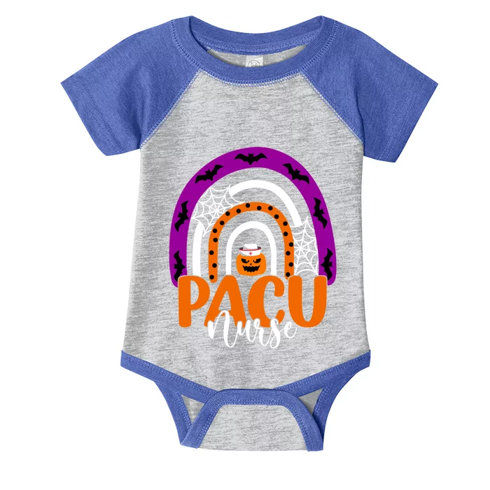 Pacu Nurse Halloween Costume Nurses Pumpkin Rainbow Nursing Gift Infant Baby Jersey Bodysuit