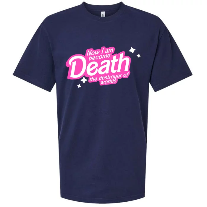 Pinkheimer Now I Am Become Death The Destroyer Of Worlds Sueded Cloud Jersey T-Shirt