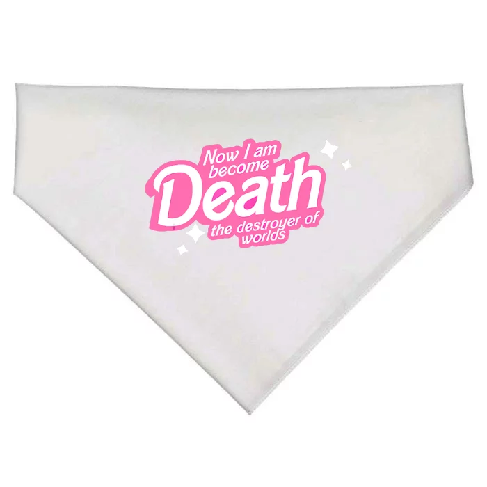 Pinkheimer Now I Am Become Death The Destroyer Of Worlds USA-Made Doggie Bandana