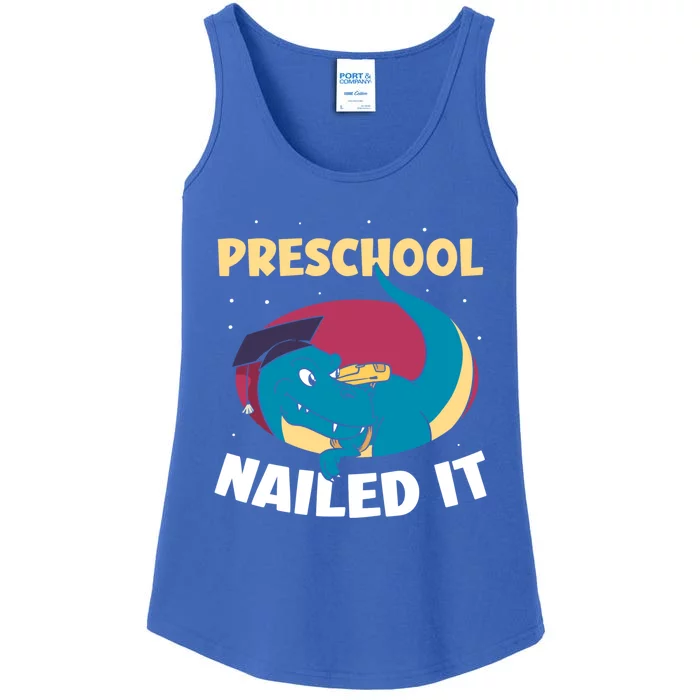 Preschool Nailed It Graduate Graduation Pre School Gift Ladies Essential Tank