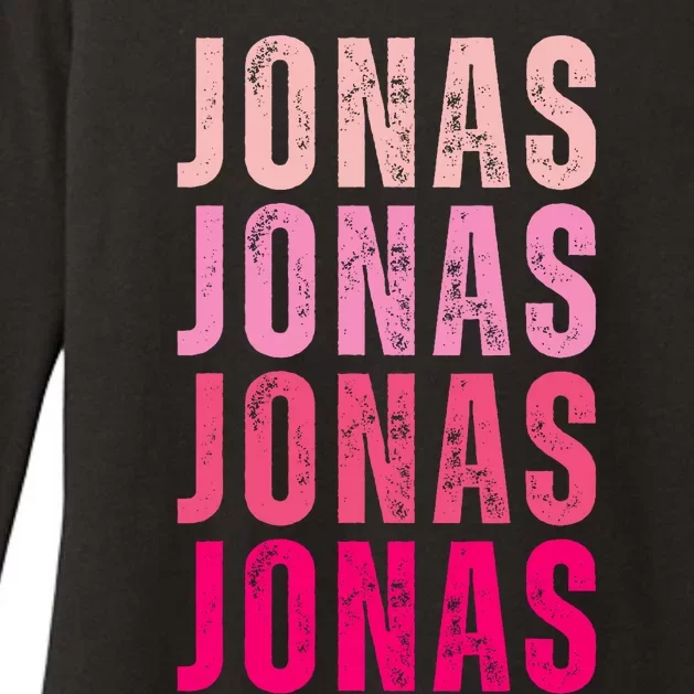 Personalized Name Jonas I Love Jonas Womens CVC Long Sleeve Shirt