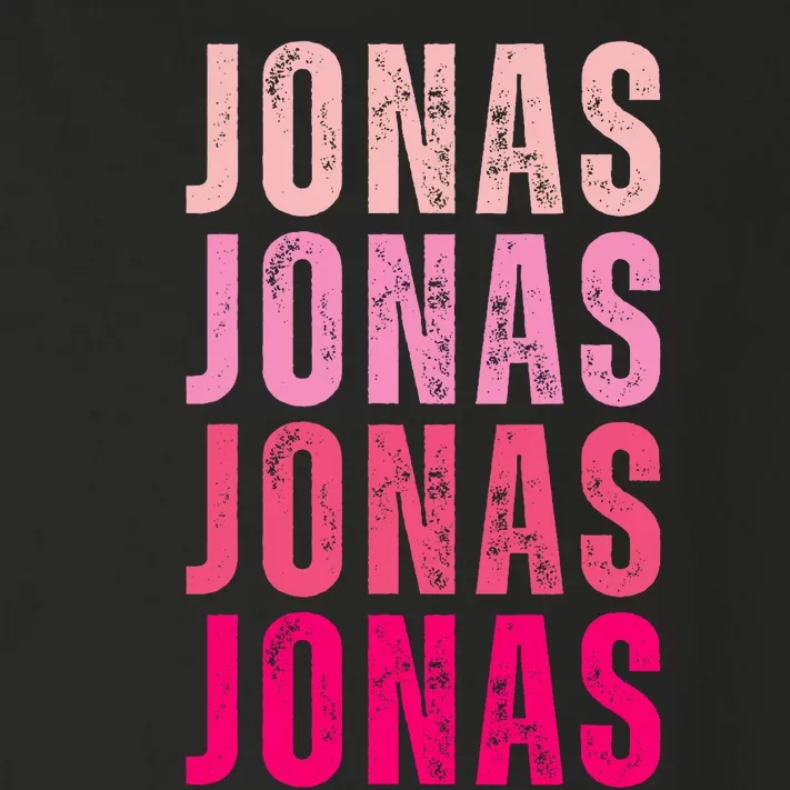 Personalized Name Jonas I Love Jonas Toddler Long Sleeve Shirt