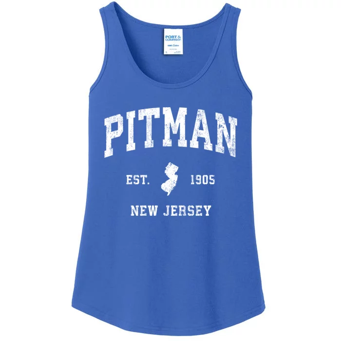 Pitman New Jersey Nj Vintage Athletic Sports Ladies Essential Tank