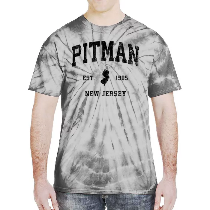 Pitman New Jersey Nj Vintage Athletic Sports Tie-Dye T-Shirt