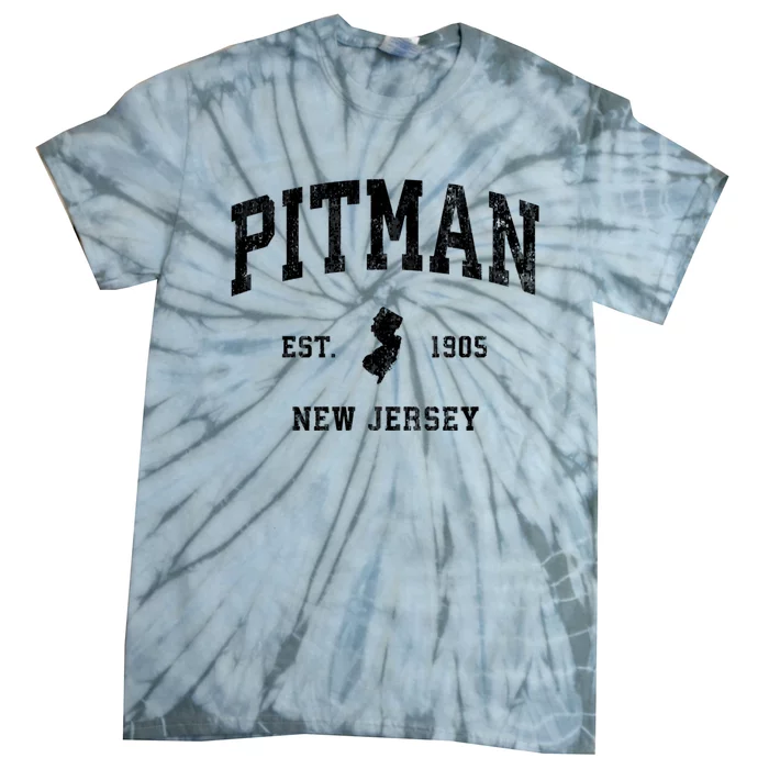 Pitman New Jersey Nj Vintage Athletic Sports Tie-Dye T-Shirt