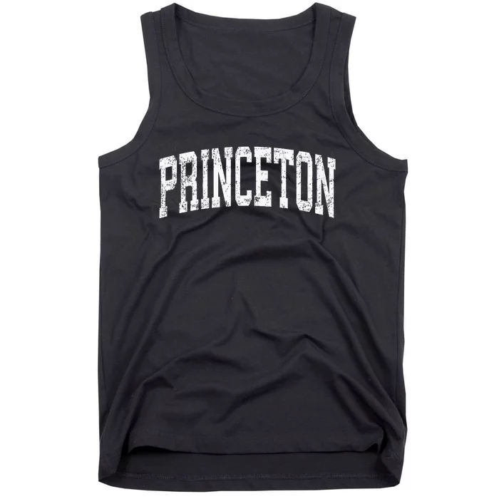 Princeton New Jersey NJ Vintage Athletic Sports Tank Top