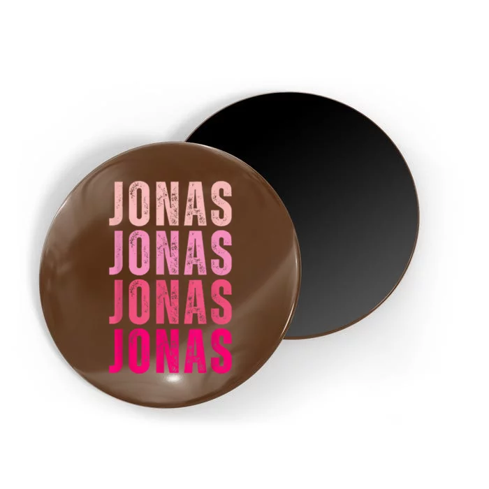 Personalized Name Jonas I Love Jonas Magnet