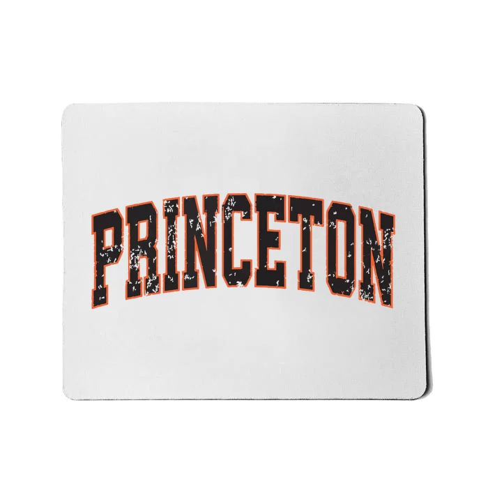 Princeton New Jersey Nj Vintage Athletic Sports Mousepad