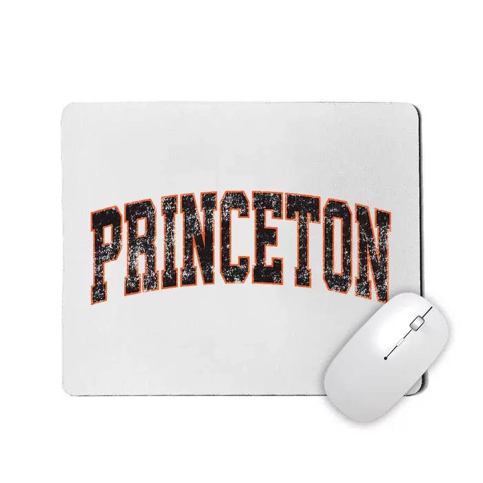 Princeton New Jersey Nj Vintage Athletic Sports Mousepad