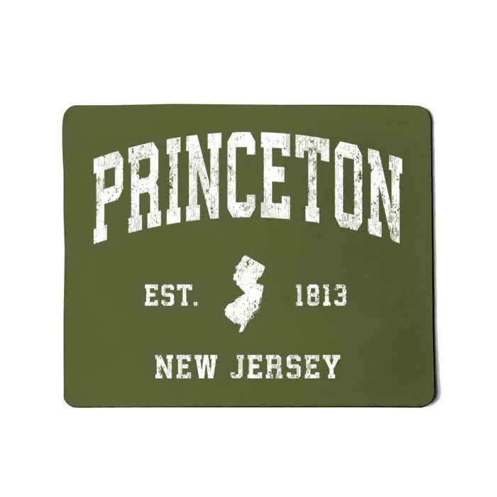 Princeton New Jersey Nj Vintage Athletic Sports Mousepad