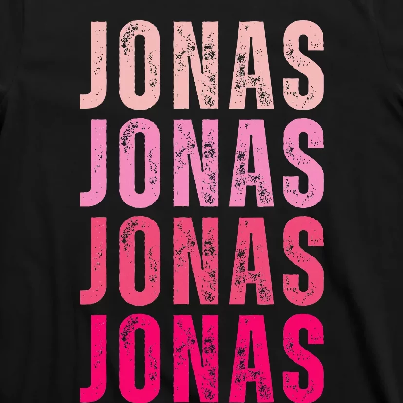 Personalized Name Jonas I Love Jonas T-Shirt