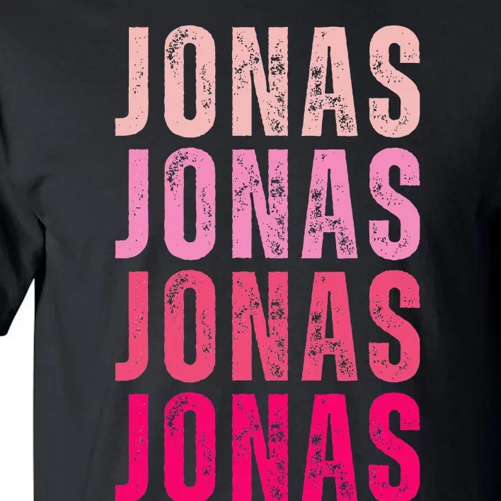 Personalized Name Jonas I Love Jonas Tall T-Shirt