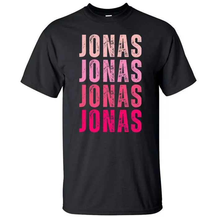 Personalized Name Jonas I Love Jonas Tall T-Shirt