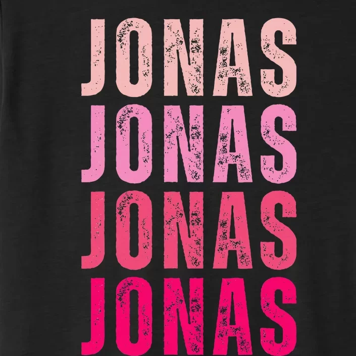 Personalized Name Jonas I Love Jonas ChromaSoft Performance T-Shirt