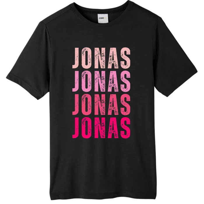 Personalized Name Jonas I Love Jonas ChromaSoft Performance T-Shirt