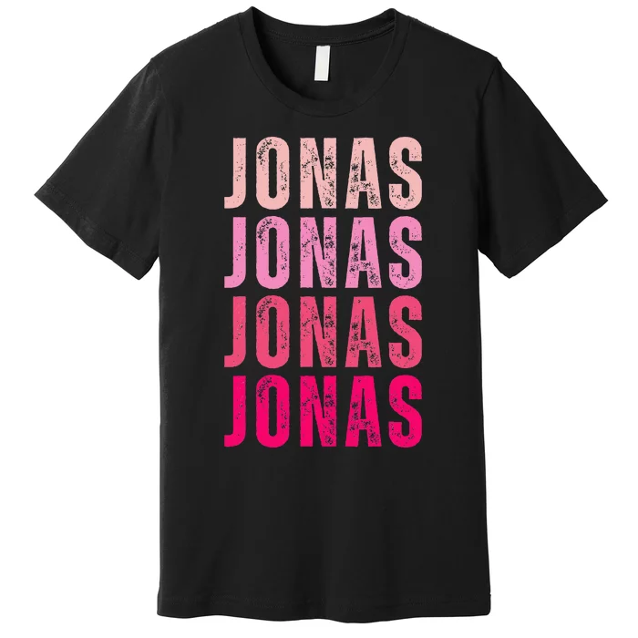 Personalized Name Jonas I Love Jonas Premium T-Shirt