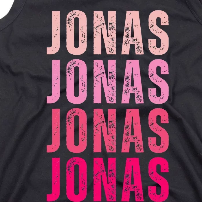 Personalized Name Jonas I Love Jonas Tank Top