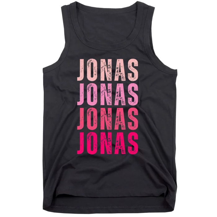 Personalized Name Jonas I Love Jonas Tank Top