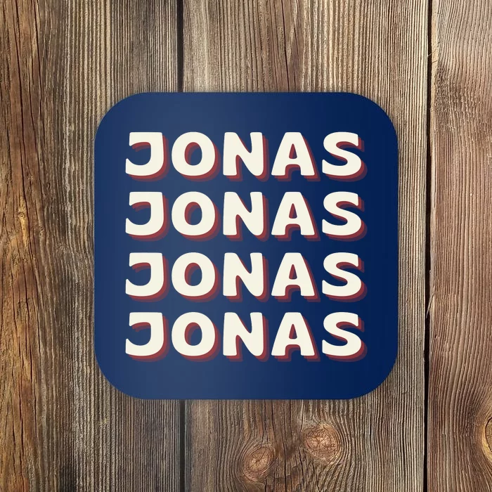 Personalized Name Jonas I Love Jonas Coaster