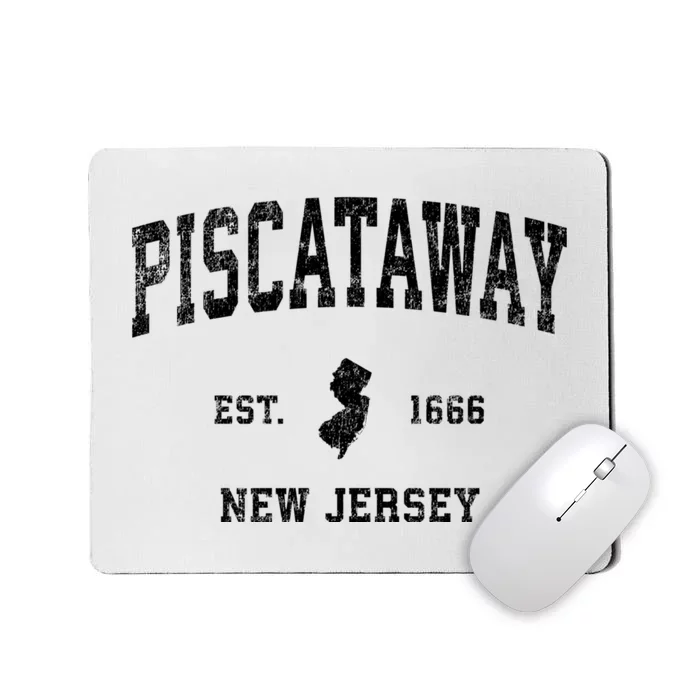 Piscataway New Jersey Nj Vintage Established Sports Design Mousepad