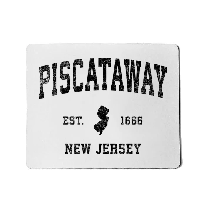 Piscataway New Jersey Nj Vintage Established Sports Design Mousepad