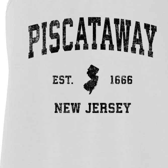 Piscataway New Jersey Nj Vintage Established Sports Design Women's Racerback Tank