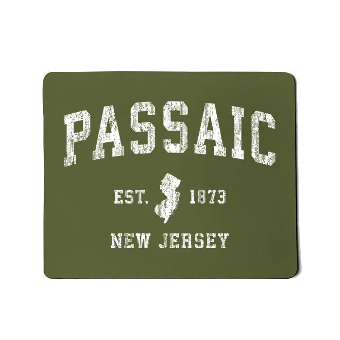 Passaic New Jersey Nj Vintage Athletic Sports Mousepad