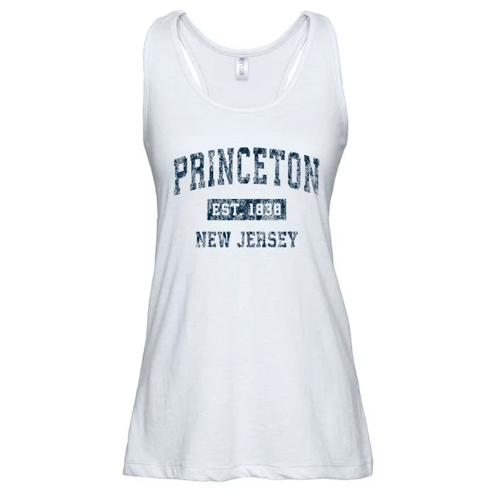 Princeton New Jersey Nj Vintage Sports Design Ladies Essential Flowy Tank