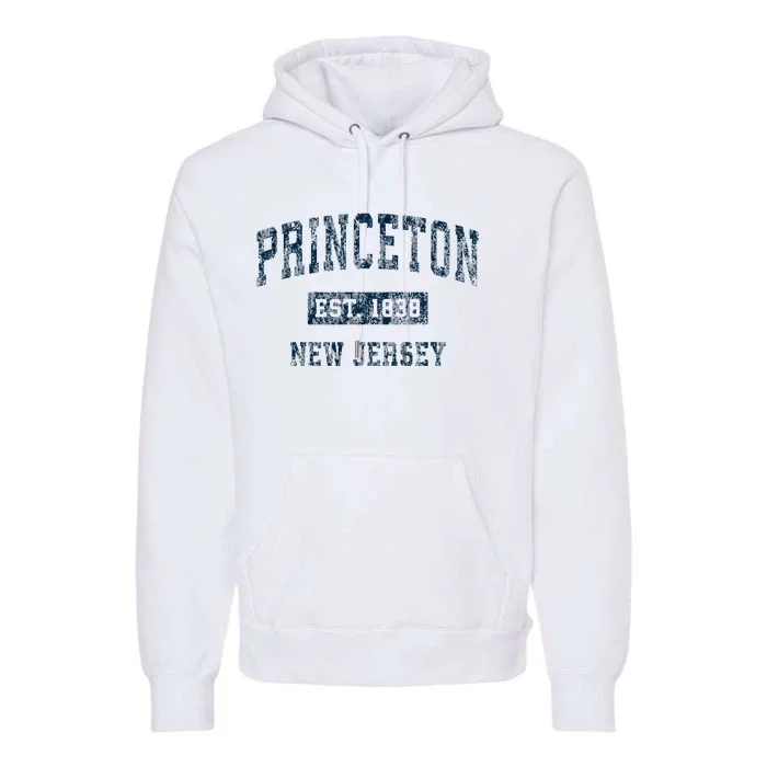 Princeton New Jersey Nj Vintage Sports Design Premium Hoodie