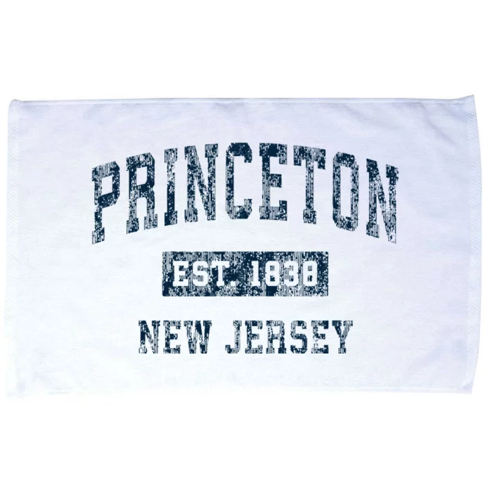 Princeton New Jersey Nj Vintage Sports Design Microfiber Hand Towel