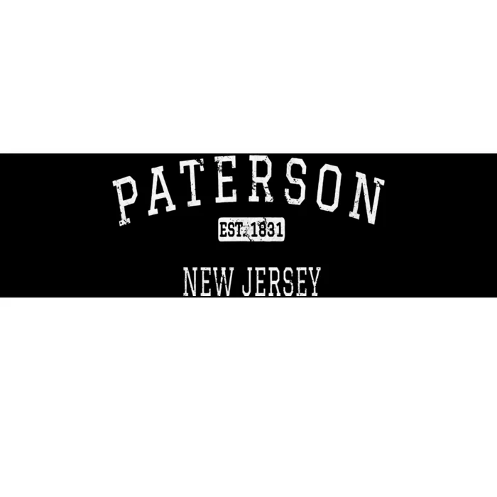 Paterson New Jersey Nj Vintage Bumper Sticker