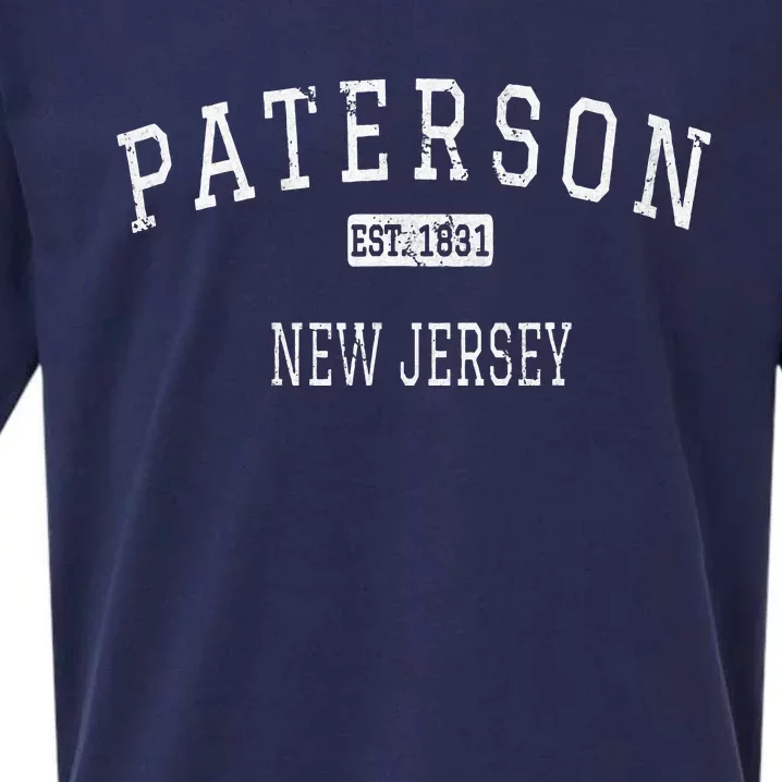 Paterson New Jersey Nj Vintage Sueded Cloud Jersey T-Shirt