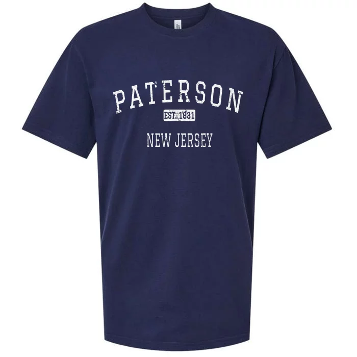 Paterson New Jersey Nj Vintage Sueded Cloud Jersey T-Shirt