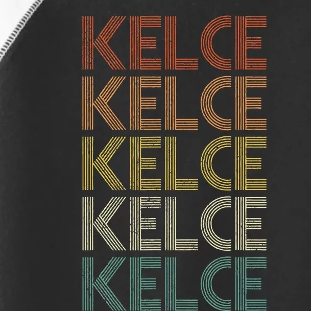 Personalized Name Kelce I Love Kelce Toddler Fine Jersey T-Shirt