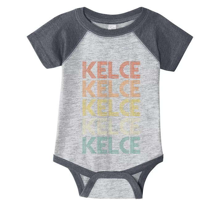 Personalized Name Kelce I Love Kelce Infant Baby Jersey Bodysuit