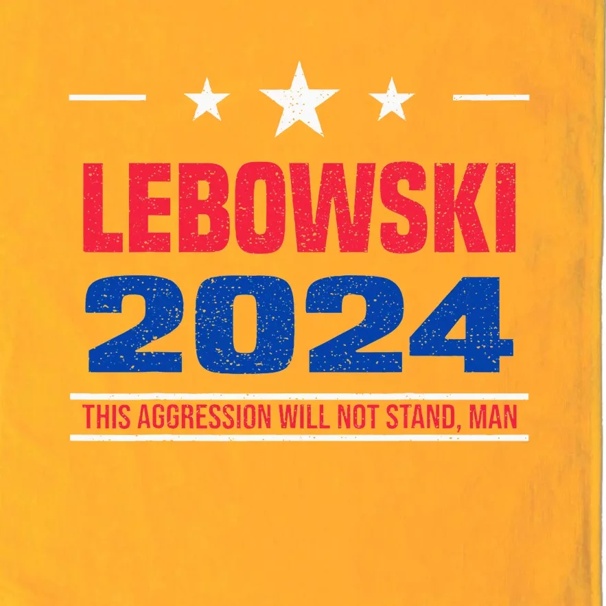 Political Name Lebowski Political Election Vote 2024 Platinum Collection Golf Towel