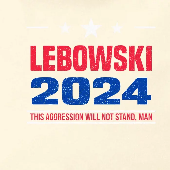 Political Name Lebowski Political Election Vote 2024 Zip Tote Bag