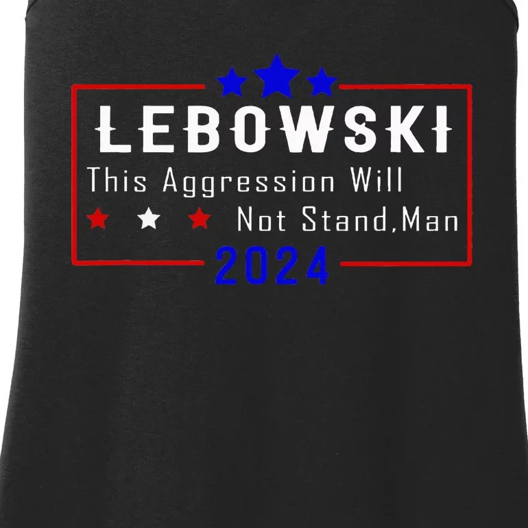 Political Name Lebowski Political Election Vote 2024 Ladies Essential Tank