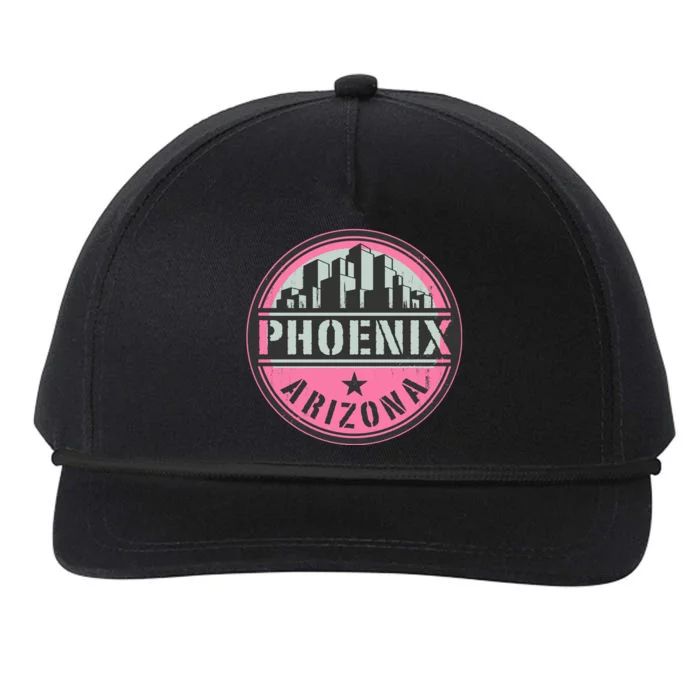 Phoenix Neon Logo Snapback Five-Panel Rope Hat