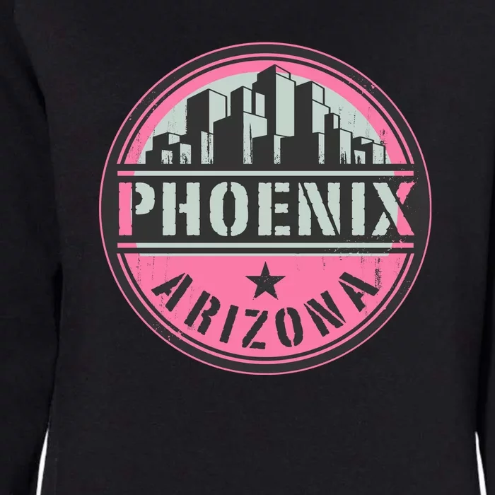 Phoenix Neon Logo Womens California Wash Sweatshirt