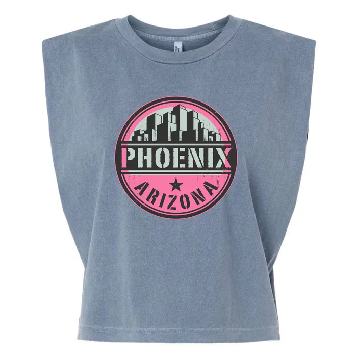 Phoenix Neon Logo Garment-Dyed Women's Muscle Tee