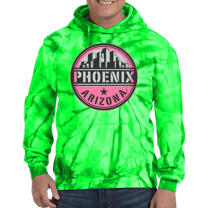 Phoenix Neon Logo Tie Dye Hoodie