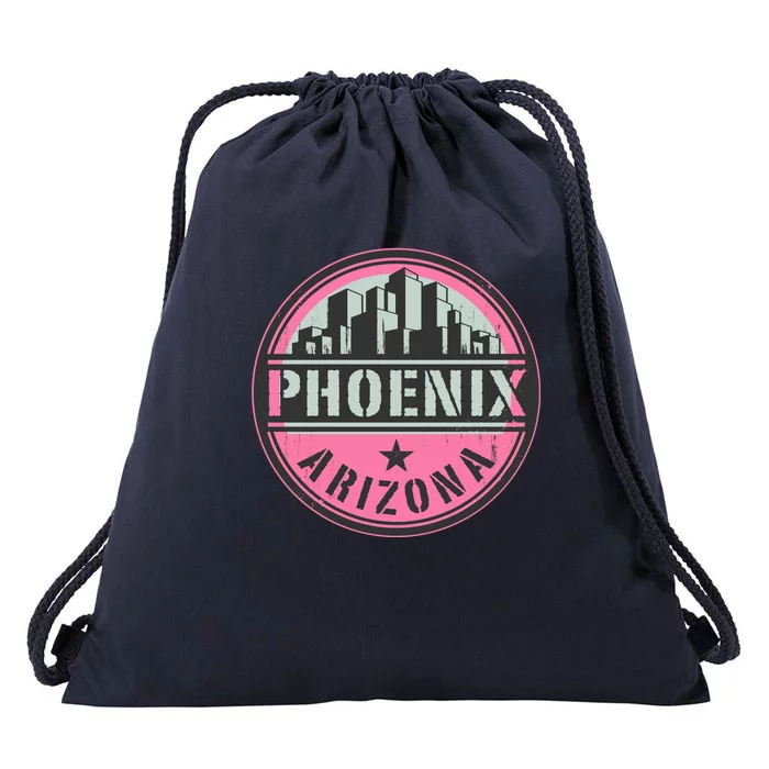 Phoenix Neon Logo Drawstring Bag