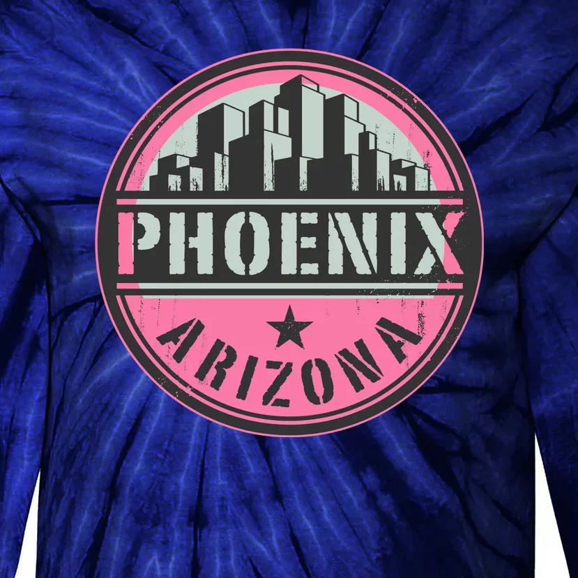 Phoenix Neon Logo Tie-Dye Long Sleeve Shirt