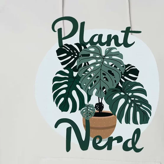 Plant Nerd Monstera Performance Fleece Hoodie