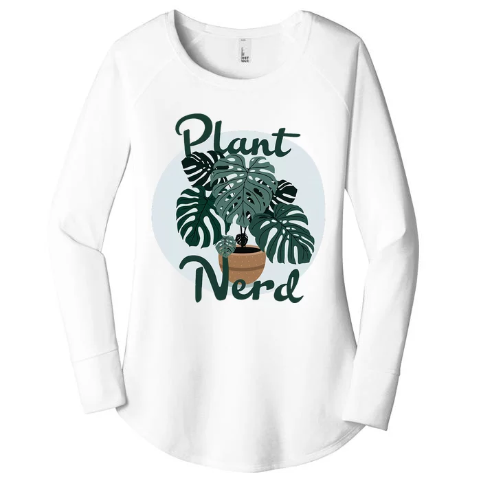 Plant Nerd Monstera Women's Perfect Tri Tunic Long Sleeve Shirt