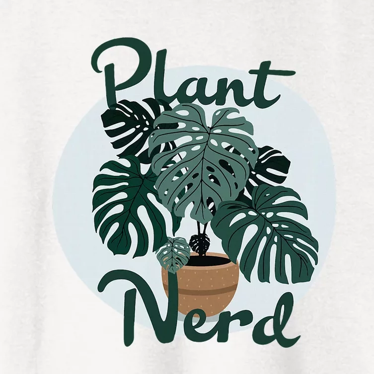 Plant Nerd Monstera Women's Crop Top Tee