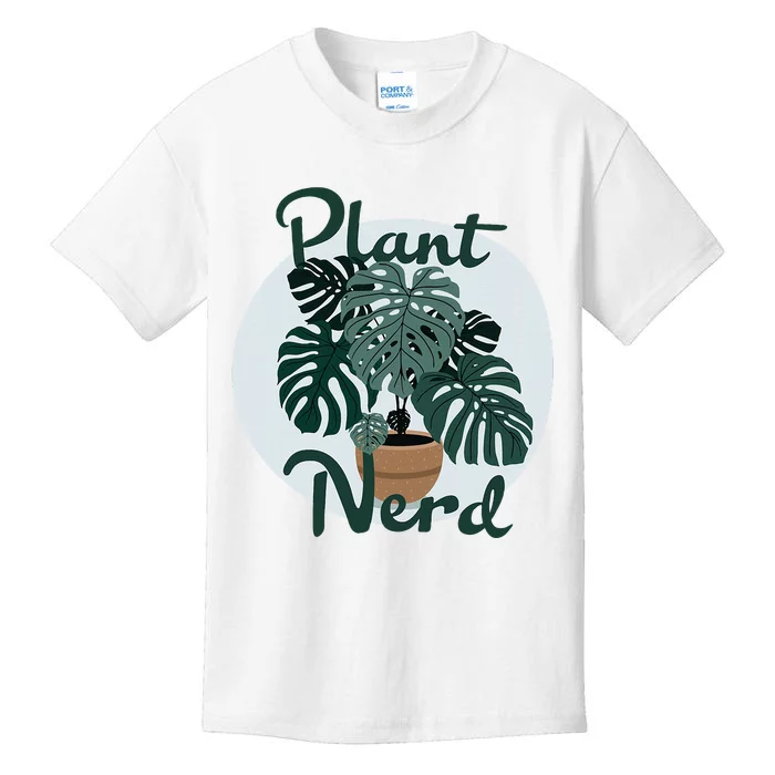 Plant Nerd Monstera Kids T-Shirt