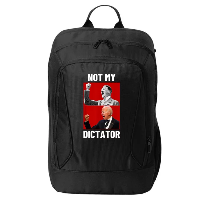 PedoHitler Not My Dictator Funny Joe Biden City Backpack