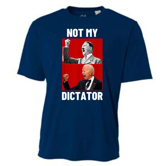 PedoHitler Not My Dictator Funny Joe Biden Cooling Performance Crew T-Shirt